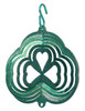 SHAMROCK Tini Swirly Metal Christmas Tree Ornament
