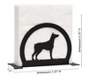 DOBERMAN PINSCHER Dog Metal Letter Holder Napkin Holder