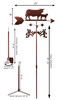Cow and Calf Weathervane Dimensions Cow and Calf Weathervane Dimensions