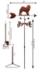 Samoyed Dog Weathervane Dimensions Samoyed Dog Weathervane Dimensions