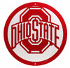 12" OHIO STATE BUCKEYES Collegiate Logo Metal Wall Art Decor