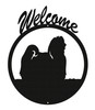 MALTESE Dog Metal Welcome Sign 