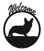 WELSH CORGI CARDIGAN Dog Metal Welcome Sign WELSH CORGI CARDIGAN Dog Metal Welcome Sign