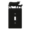 COW AND CALF STEER Metal Plate Cover