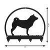 SHIBA INU Dog Metal Key Chain Holder Hanger Dimensions SHIBA INU Dog Metal Key Chain Holder Hanger Dimensions