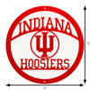 INDIANA HOOSIERS Collegiate Logo Metal Wall Art Decor