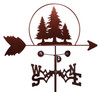 PINE TREE WILDLIFE Weathervane  PINE TREE WILDLIFE Weathervane