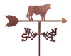 STEER COW Flower Pot Birdhouse Steel Weathervane STEER COW Flower Pot Birdhouse Steel Weathervane