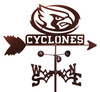 Iowa State ISU University Cyclones Weathervane