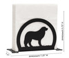 GREAT PYRENEES Dog Metal Letter Holder Napkin Holder Dimensions
