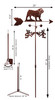 English Bulldog Weathervane Dimensions English Bulldog Weathervane Dimensions