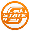 12" OKLAHOMA STATE COWBOYS Collegiate Logo Metal Wall Art Decor
