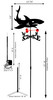Farrell Series Shark Weathervane Dimensions Farrell Series Shark Weathervane Dimensions