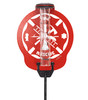 FIRE RESCUE Metal Steel Rain Gauge