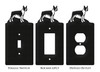 BOSTON TERRIER Dog Metal Plate Cover Description