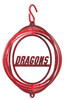MSUM DRAGONS Tini Swirly Metal Collegiate Christmas Tree Ornament