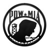 24" US POW MIA Scenic Metal Wall Art Decor Dimensions