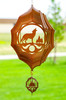 WOLF Web Swirly Metal Wind Spinner