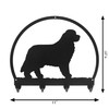 NEWFOUNDLAND Dog Metal Key Chain Holder Hanger Dimensions