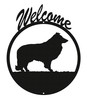 SHELTIE Dog Metal Welcome Sign