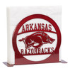 ARKANSAS RAZORBACKS Metal Letter Holder Napkin Holder