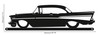 Farrell Series 57 CHEVY Metal Wall Decor Dimensions