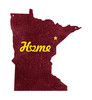 MINNESOTA State Steel Lime Sign Decorative Magnet Board
