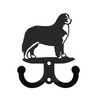 BERNESE MOUNTAIN DOG Metal Wall Leash Holder Coat Hooks BERNESE MOUNTAIN DOG Metal Wall Leash Holder Coat Hooks