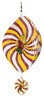CONCORDIA COBBERS Collegiate Swirly Multi Color Metal Wind Spinner