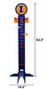 ILLINOIS ILLINI Lawn Scoreboard Dimensions