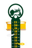 GREEN TRACTOR Steel Metal Lawn Scoreboard Yard Score Keeper Close Up