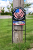 US AIR FORCE Scenic Metal Yard Sign US AIR FORCE Scenic Metal Yard Sign