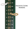 DEER Green Steel Metal Lawn Scoreboard Yard Score Keeper w/ Cup Holder