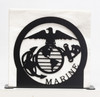 US MARINES Metal Letter Holder Napkin Holder
