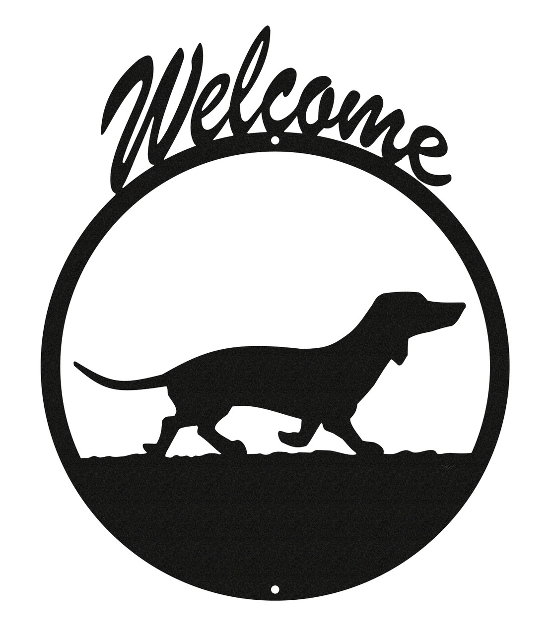 SWEN Products WESTIE TERRIER Dog Black Metal Welcome Sign SWEN Products WESTIE TERRIER Dog Black Metal Welcome Sign