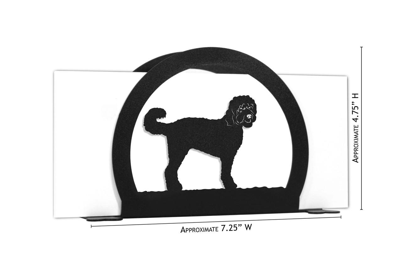 GOLDENDOODLE Dog Metal Letter Holder Napkin Holder SWEN Products