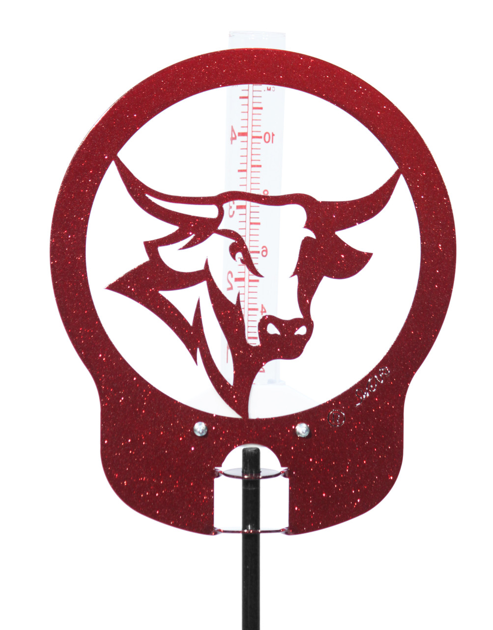 NEBRASKA OMAHA MAVERICKS Metal Steel Rain Gauge SWEN Products