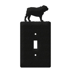BULL DOG Dog Metal Plate Cover