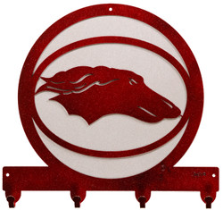 SOUTHERN ILLINOIS SALUKIS Metal Key Chain Holder Hanger  SOUTHERN ILLINOIS SALUKIS Metal Key Chain Holder Hanger
