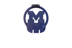 MICHIGAN WOLVERINES Metal Steel Rain Gauge