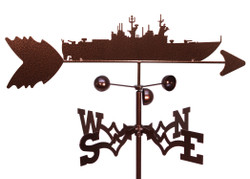Battleship US Navy Weathervane