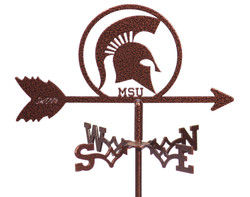 MICHIGAN STATE SPARTANS Flower Pot Birdhouse Steel Weathervane MICHIGAN STATE SPARTANS Flower Pot Birdhouse Steel Weathervane