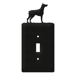 DOBERMAN PINSCHER Dog Metal Plate Cover DOBERMAN PINSCHER Dog Metal Plate Cover