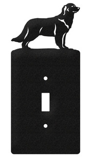 GOLDEN RETRIEVER Dog Metal Plate Cover