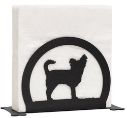 LONG HAIR CHIHUAHUA Dog Metal Letter Holder Napkin Holder LONG HAIR CHIHUAHUA Dog Metal Letter Holder Napkin Holder