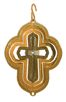 CROSS Tini Swirly Metal Christmas Tree Ornament 