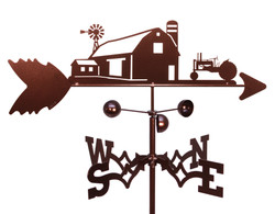 Farm Scene John Deere Green Tractor Weathervane Farm Scene John Deere Green Tractor Weathervane