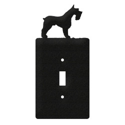 SCHNAUZER Dog Metal Plate Cover