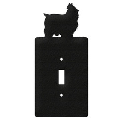 YORKSHIRE TERRIER Dog Metal Plate Cover YORKSHIRE TERRIER Dog Metal Plate Cover