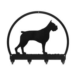 BOXER Dog Metal Key Chain Holder Hanger